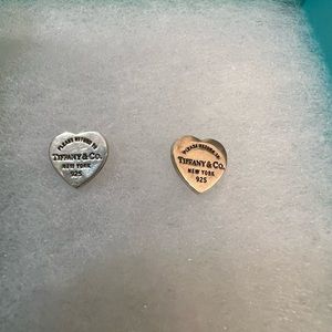 Tiffany & Co Mini Heart Earrings.